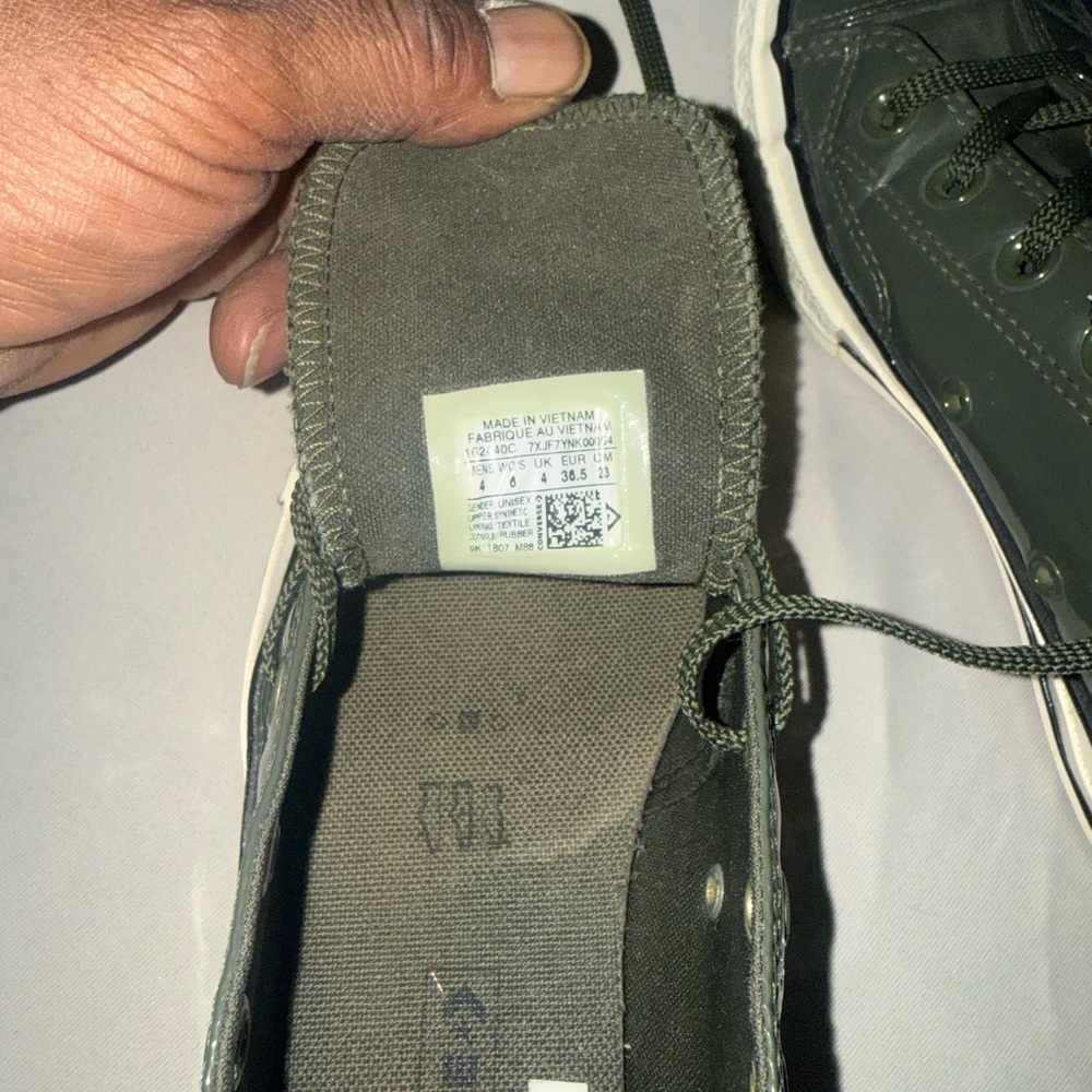 Converse Dark Green Low-Top Sneakers - Picture 5 of 6